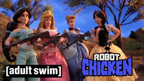 Disney Princess War Robot Chicken Adult Swim Youtube