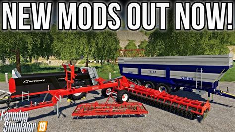 New Mods Fs19 Front Cultivator Huge Trailer Farming
