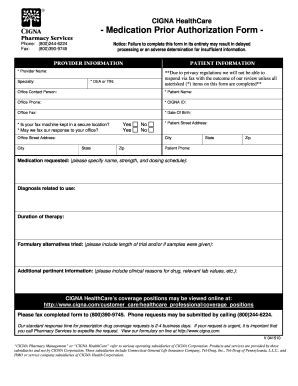 Maybe you would like to learn more about one of these? cigna healthspring prior authorization form outpatient to Download in Word & PDF - Editable ...