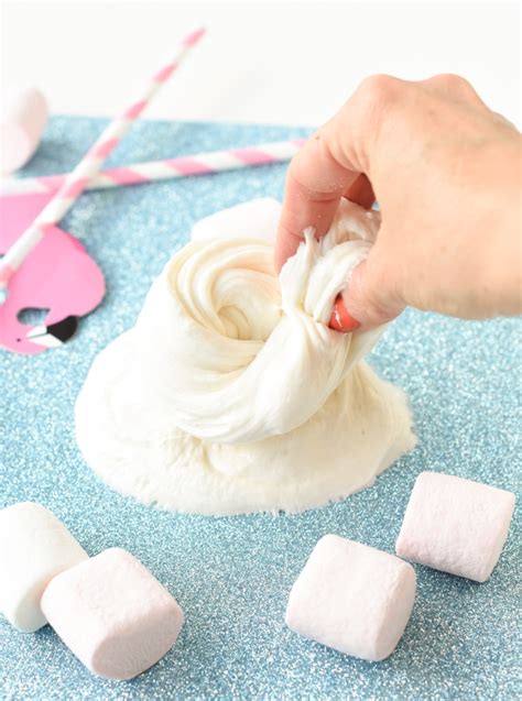 Edible Marshmallow Slime Recipe With 3 Ingredients Busy Little
