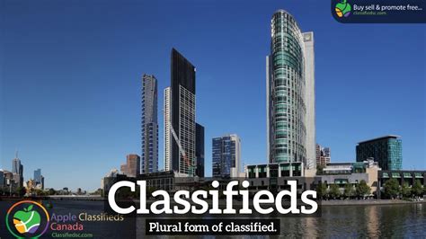 What Are Classifieds How Do Classifieds Look How To Say Classifieds In English Youtube