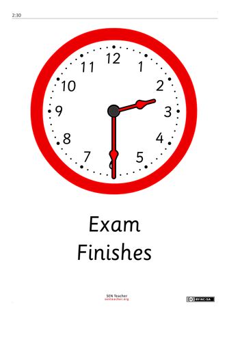 A4 Clocktime Poster Teaching Resources