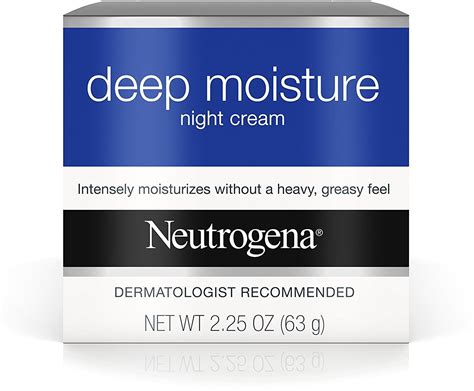 Neutrogena Deep Moisture Night Cream 225 Oz Pack Of 2