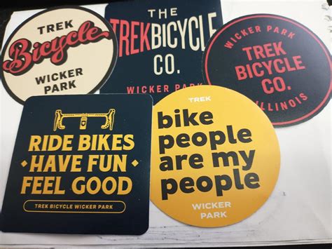 The Trek Store In Wicker Park Has Some Very Decent Bike Stickers One Of The Guys There Said