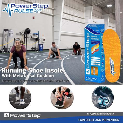Powerstep Insoles Pulse Plus Ball Of Foot Pain Relief Insole Running