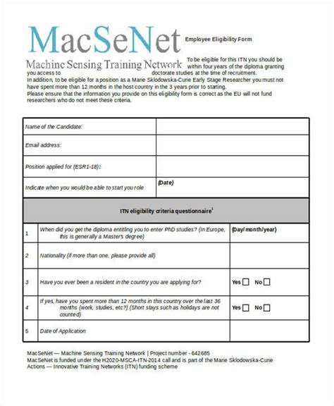 Free 9 Employment Eligibility Forms In Pdf Ms Word