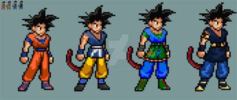 Goku New Jus Sprites By Yurestu On Deviantart