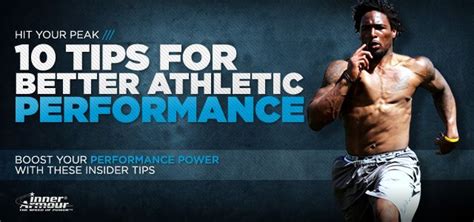 Hit Your Peak 10 Tips For Maximum Athletic Performance Athletic