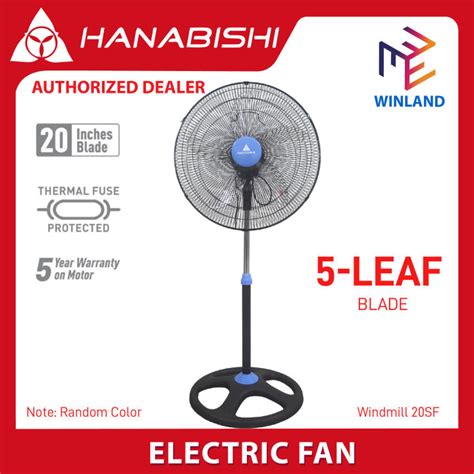 Hanabishi By Winland Industrial Stand Fan Electric Fan 20 Inches