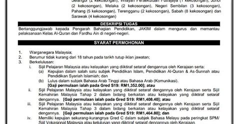 Jawatan kosong guru sekolah kebangsaan & sekolah jenis kebangsaan cina tahun 2020. Jawatan Kosong: Penyelia Kelas Al-Quran dan Fardhu Ain ...