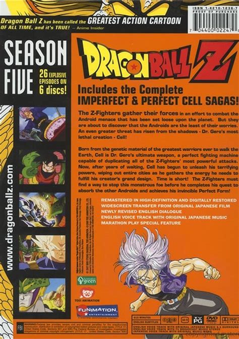 The adventures of a powerful warrior named goku and his allies who defend earth from threats. Dragon Ball Z: Season 5 (DVD) | DVD Empire