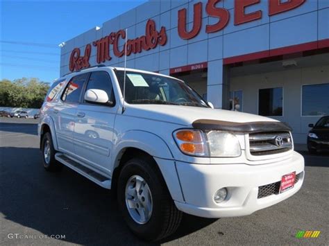 2002 Natural White Toyota Sequoia Limited 4wd 89161215 Photo 2