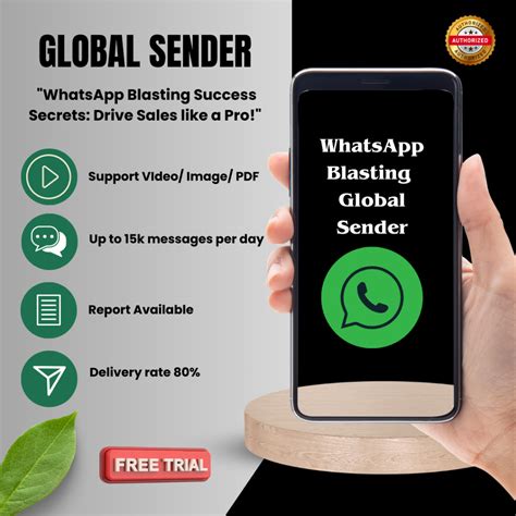 Global Sender Number Whatsapp Blasting Bulk Sending Message