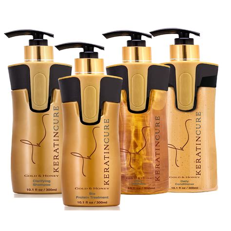 Buy Keratin Cure Best Hair Treatment Kit Gold And Honey Bio Protein 10