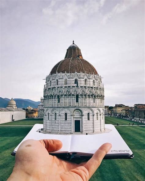 You Need To See These Incredible 3d Sketches Of Famous Landmarks