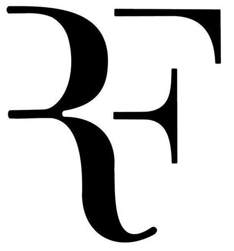 Roger federer logo image sizes: Roger Federer contre Nike pour récupérer sa marque RF ...