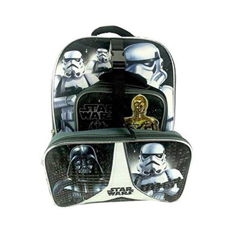 Star Wars Darth Vader And Stormtrooper Backpack With R2d2 And C3po