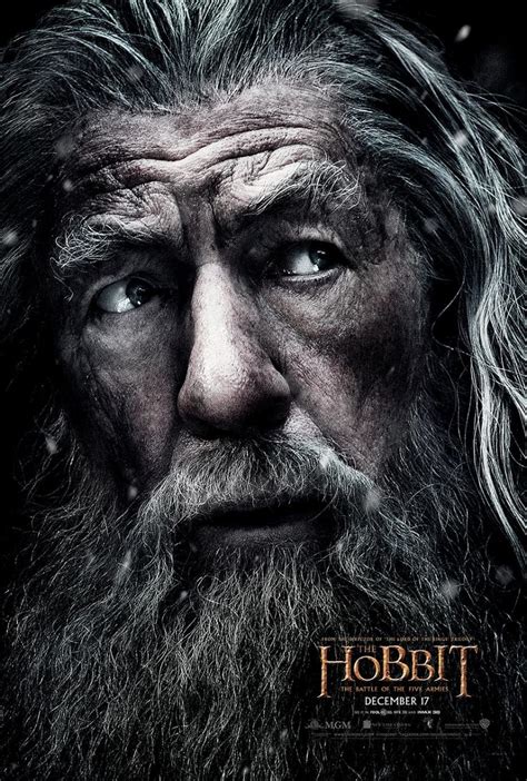 Gandalf é Destaque Em Cartaz De O Hobbit A Batalha Dos Cinco Exércitos