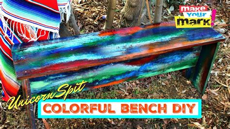Colorful Boho Bench Diy Youtube