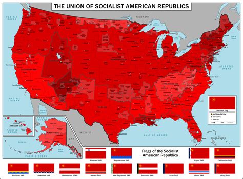 Union Of Socialist American Republics By Rubberduck3y6 On Deviantart