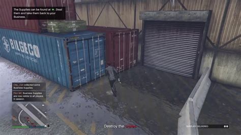 Gta 5 Bikers Resupply Mission Crates At El Burro Heights Youtube