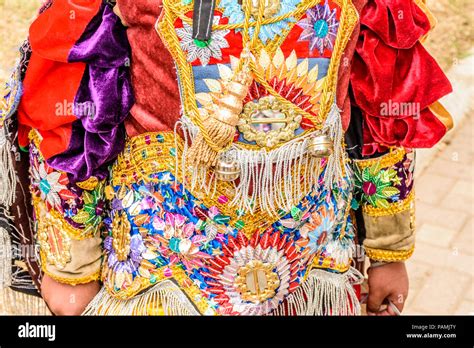 Parramos Guatemala Diciembre Bailarina De Folclore Tradicional Traje Para La Danza