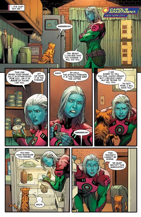Marvel Comics Universe And Captain Marvel 19 Spoilers And Review Empyre