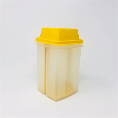 Vintage Tupperware Pick A Deli Pickle Keeper Yellow Pickle Etsy