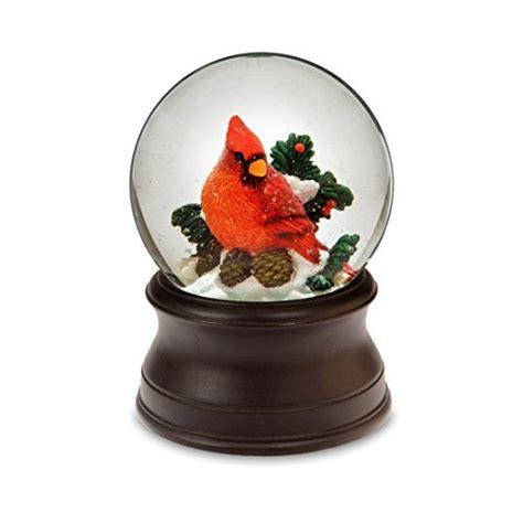 Hand Crafted Cardinal Snow Globe From The San Francisco M
