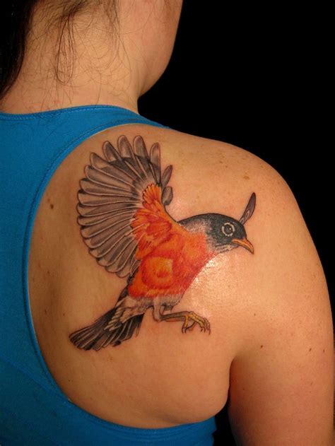 American Robin Robin Bird Tattoos Birds Tattoo Cage Tattoos
