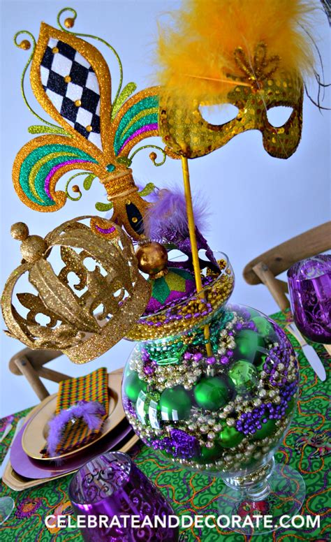 The tradition is carried on today. Mardi Gras Tablescape and Dinner for Four - Celebrate ...
