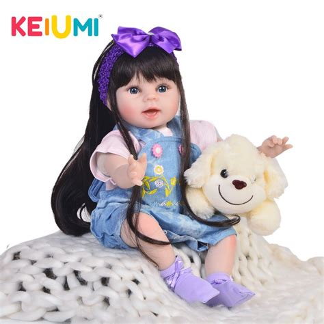 Keiumi 22 Lifelike Reborn Baby Dolls Girl Soft Silicone Vinyl Babies