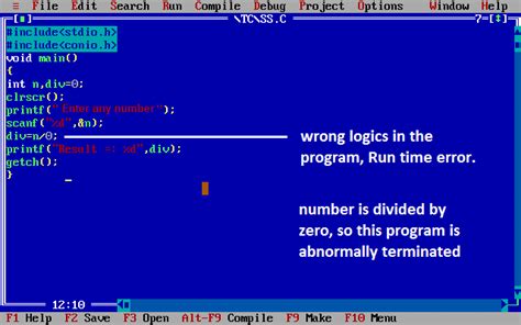 Errors In C Types Of Error C Tutorial
