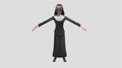 Evil Nun Babe Madeline Download Free D Model By EWTube C Sketchfab