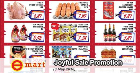 Go to emart supermarket >>. Emart Joyful Sale Promotion at Matang Kuching (3 May 2018)