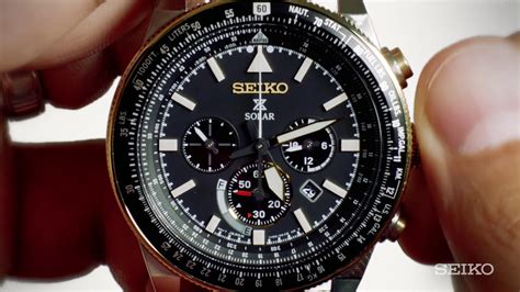 Seiko How To Video Solar Chronograph With Power Reserve Indicator