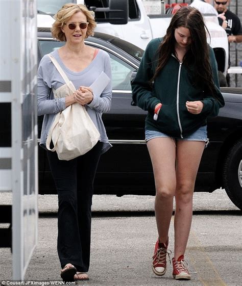 Annette Bening Is Joined On The Set Of Her New Movie By Her Pretty 16