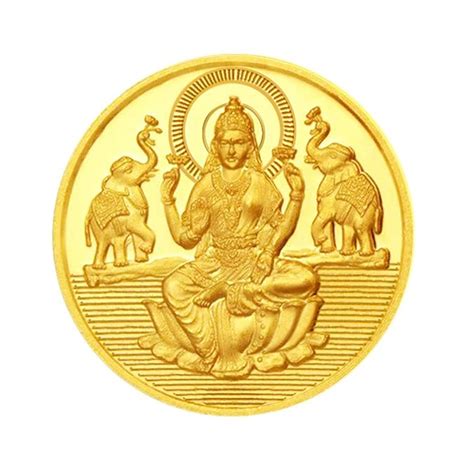 Buy Sri Jagdamba Pearls 22k 916 05 Gm Yellow Gold Coin Online At Low