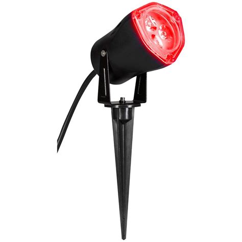 Home Accents Holiday 35 In Led Red Outdoor Spotlight 88093 The Home