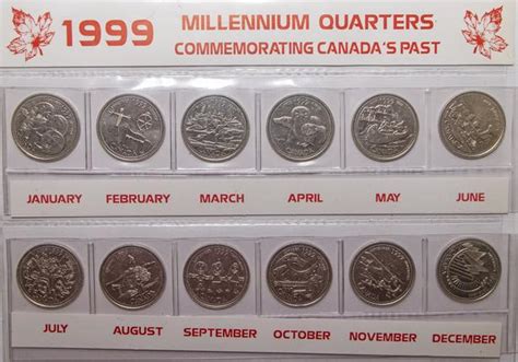 1999 And 2000 Canadian 25 Cent Millennium Quarters Series Classifieds For Jobs Rentals Cars