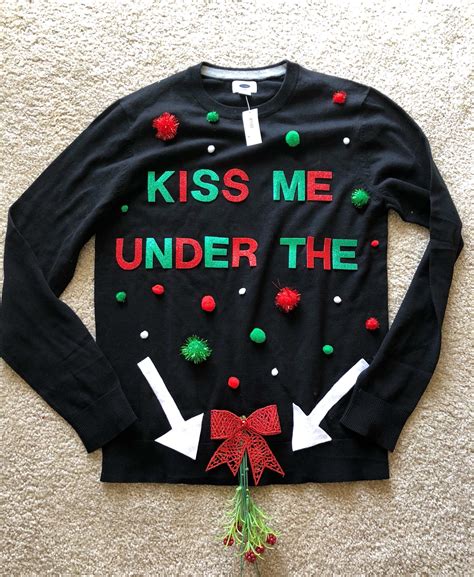 Naughty Ugly Christmas Sweater D Custom Ugly Christmas