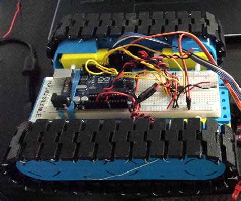 Arduino Line Follower Robot With Pololu Qtr 8rc And L293d Motor Driver