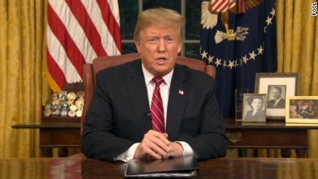 Read President Trump S Oval Office Address On Immigration Cnnpolitics