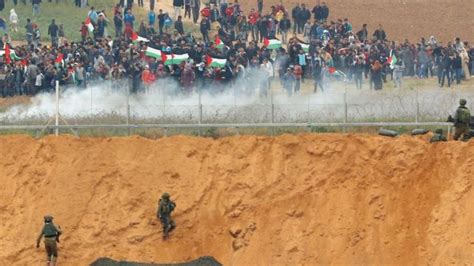 Hari Pertama Unjuk Rasa Warga Di Gaza Sedikitnya Delapan Warga