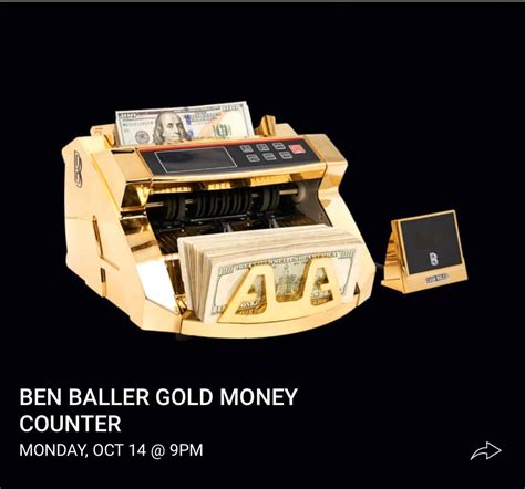 Ben Baller Ben Baller X Ntwrk Gold Money Counter Grailed