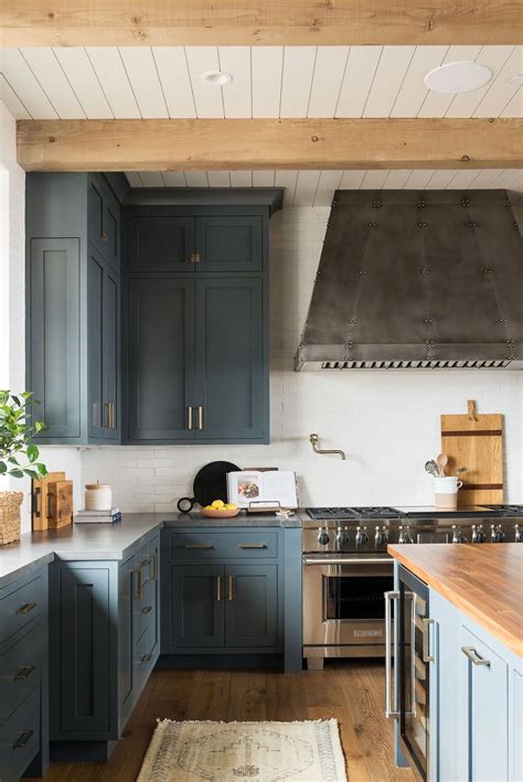 Dark Blue Grey Kitchen Cabinets A Unique And Eye Catching Choice