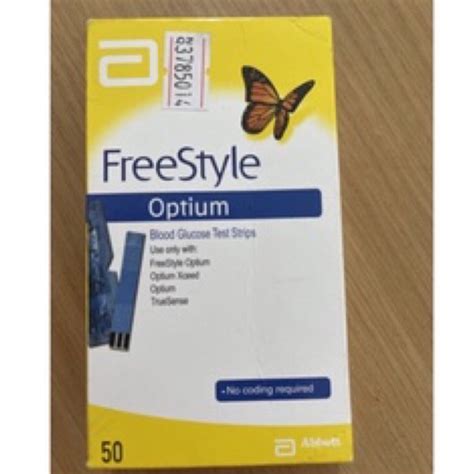 Freestyle Optium Glucose 50 Strips Shopee Philippines