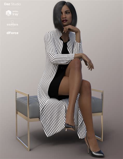 Dforce Fashion Sophisticate Outfit For Genesis 8 Females Daz 3d