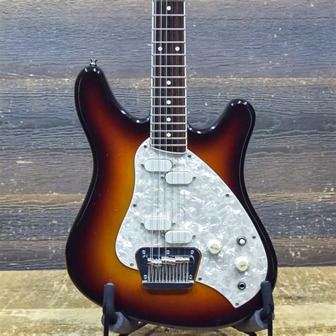 1996 Squier By Fender Venus Xii Vista Series Sunburst Reverb