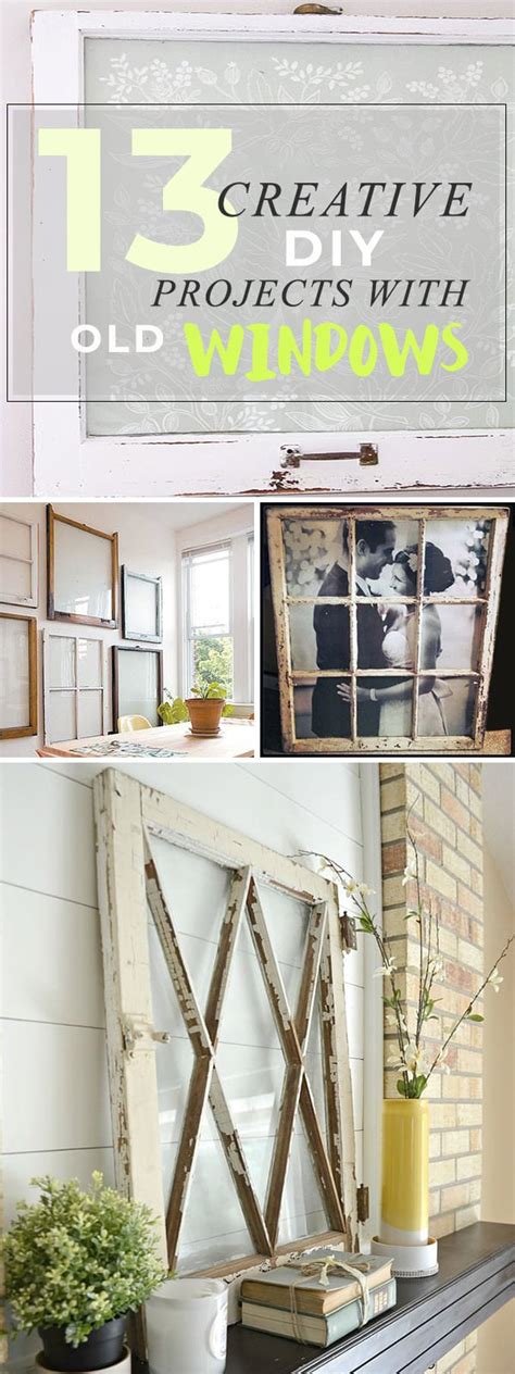 13 Creative Diy Projects With Old Windows The Budget Decorator
